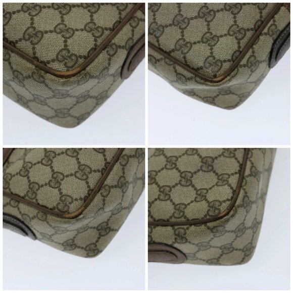 GUCCI GG Supreme Shoulder Bag PVC Beige Auth - Picture 16 of 16